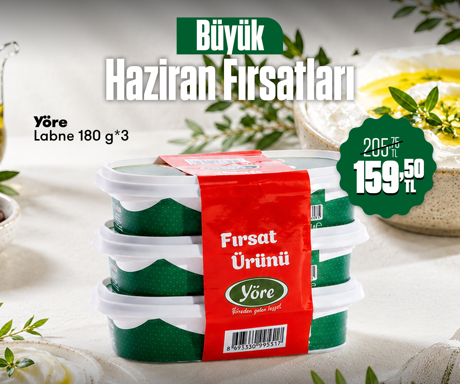 Yöre Labne Ekonomik Paket İndirimi